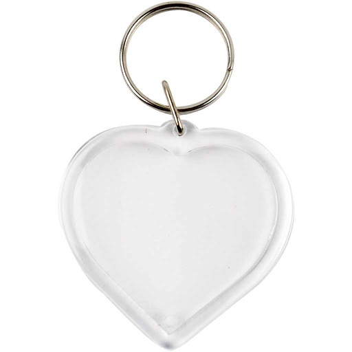[3816#43] Porte-clés Plastique - Coeur