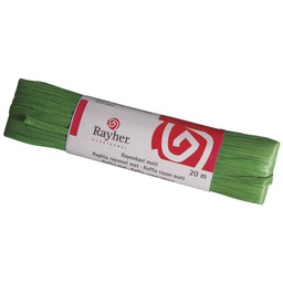 [R5214929] Raffia, mat, groen, streng à 20 mtr.