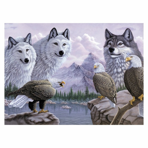 [RB-PAL#30] Painting by Numbers 286x390mm Adult, Wolves