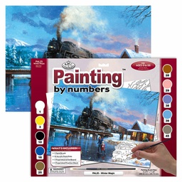 [RB-PAL25] Painting by Numbers 286x390mm Volw., Winter Magic