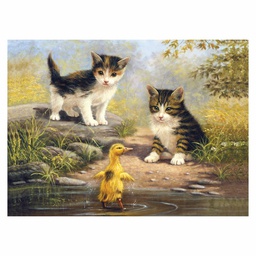 [RB-PJL33] Painting by Numbers 286x390mm, Pond Pals