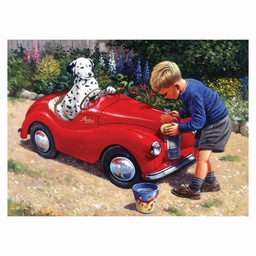 [RB-PJL31] Painting by Numbers 286x390mm, Spot'S Car Wash
