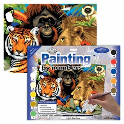 [RB-PJL15] Painting by Numbers 286x390mm, Safari Scene