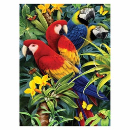 [RB-PJS83] Painting by Numbers, 225x305mm, Majestic Macaws