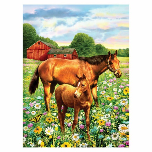 [RB-PJS#81] Painting by Numbers 225x305mm, Horse In Field