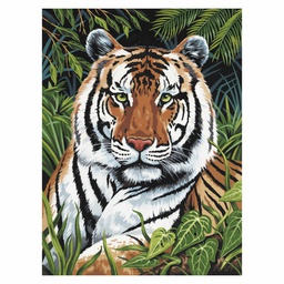 [RB-PJS75] Painting by Numbers, 225x305mm, Tiger In Hiding