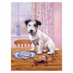 [RB-PJS63] Painting by Numbers, 225x305mm, Hungry Hound