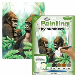 [RB-PJS#41] Painting by Numbers 225x305mm, Gorillas