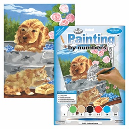 [RB-PJS#37] Painting by Numbers 225x305mm, Bathtime Friends