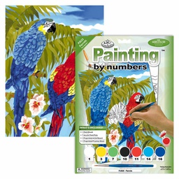 [RB-PJS#35] Painting by Numbers 225x305mm, Parrots
