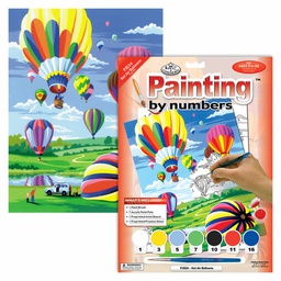 [RB-PJS34] Painting by Numbers 225x305mm, Hot Air Balloons