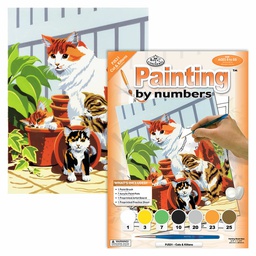 [RB-PJS31] Painting by Numbers, 225x305mm, Cat And Kittens