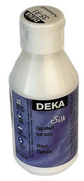 [DEKS125#091] Deka Silk zijdeverf, 125 ml, Wit Opaque (091)