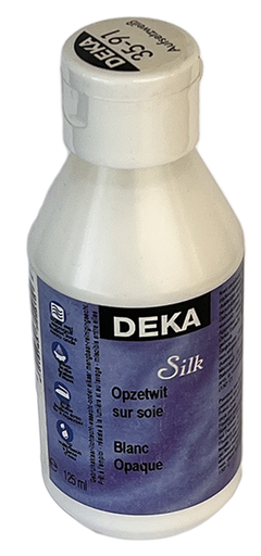 [DEKS125#091] Deka Silk peinture de soie, 125 ml, Blanc Couvrant (091)