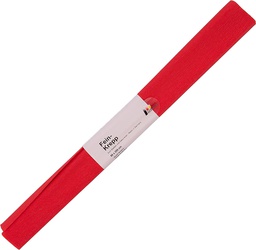 [2320#34] Crêpepapier, 50cm breed, rol 250cm, heet rood