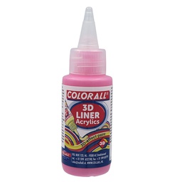 [0066#50] Colorall Acrylics 3D‐Liner, Fles 50ml, Roze
