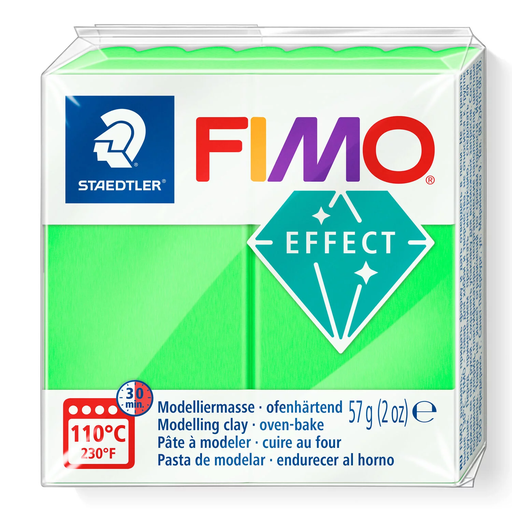 [S8010E#501] Fimo effect neon 57 gr vert