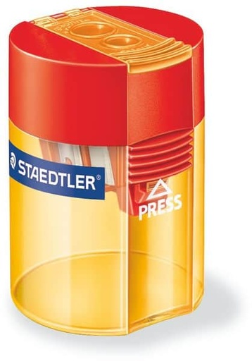 [S512006] Staedtler Taille-crayon, boîtier plastique rond 2 trous