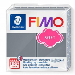 [S8020T80] Fimo soft boetseerklei 57g stormy grey