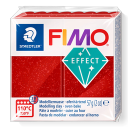 [S8020202] Fimo effect boetseerklei 57g metallic rood