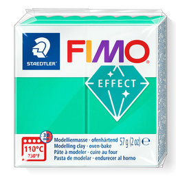 [S8020504] Fimo effect boetseerklei 57g transparant groen