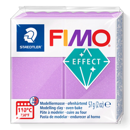 [S8020607] Fimo effect boetseerklei 57g parelmoer lila