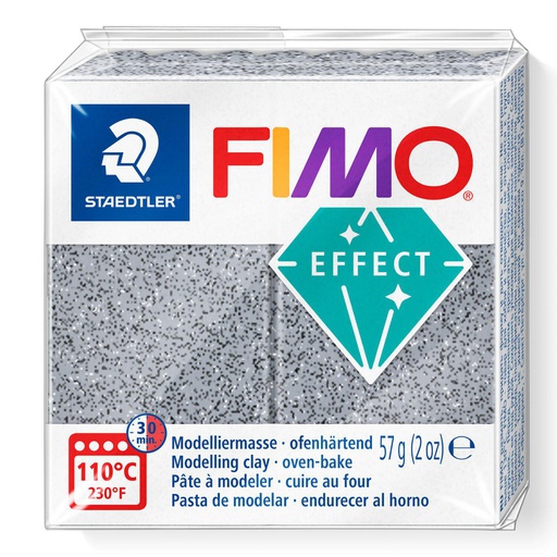 [S8020E#803] Fimo effect pâte à modeler 57g gris granite
