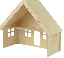 [PB8801] Woodconstruction Dollhouse small