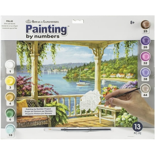 [RB-PAL#48] Painting by Numbers 286x390mm Adult, Silver Lake 