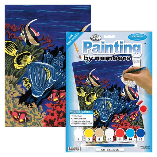 [RB-PJS#6] Painting by Numbers 225x305mm, Underwater Life