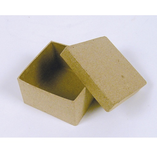 [DE-BT#501] Décopatch Boîte Mini carrée 4,5x4,5x3 cm