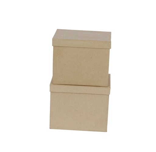 [DE-BTS#911] Décopatch Boîte - Lot de 2 boîtes rectangles BTS911C