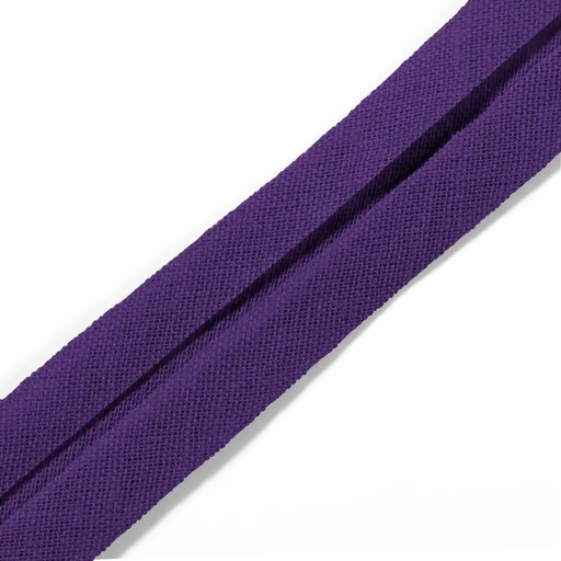 [9032#60] Biais coton 40/20 mm violet, 30 m