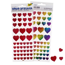 [FOL17101] Holo-Foil stickers HEARTS