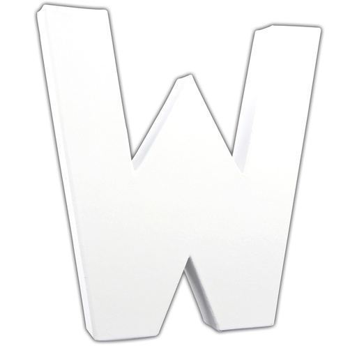 [DE-ABC#722] Décopatch lettre "W", 20,5cm