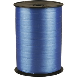 [CR20217] Cadeaulint, blauw, B: 10 mm, glossy, 250 m/ 1 rol