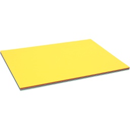 [CR214340] Lente karton, diverse kleuren, A4, 210x297 mm, 180 gr, 30 div vellen/ 1 doos
