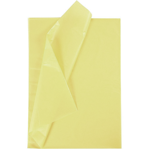 [FOL900#12] Papier de soie 20g/m², 50x70cm, 26 flles, Vanille