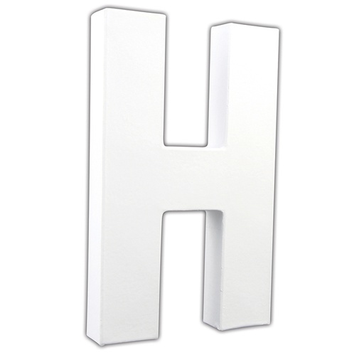 [DE-ABC#707] Décopatch lettre "H", 20,5cm