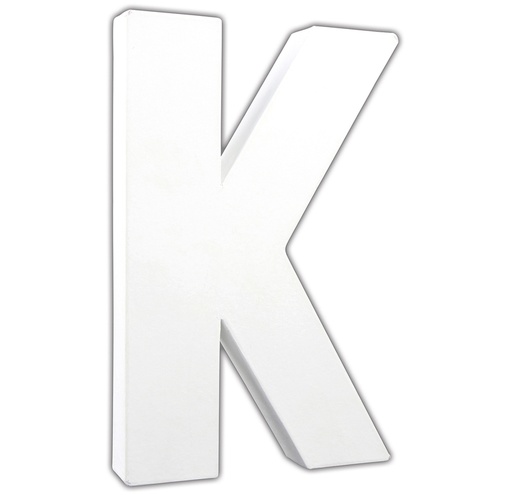 [DE-ABC#710] Décopatch lettre "K", 20,5cm
