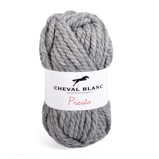 [PRE75058] laine à tricoter Presto 750gr (88% Acrylique 12% laine) Gris clair