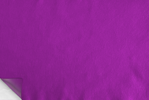 [2830#124] Feutre de bricolage (40% laine) autocollant, largeur 90cm, épaisseur 1,5mm, 125gr/m, Violet
