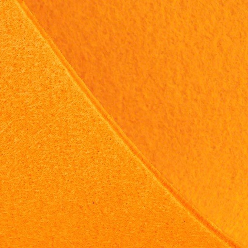 [2834#116] feutre extra épais (70% Laine), 3mm, 600gr/m², Orange