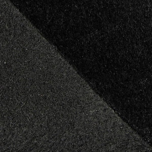 [2834#140] feutre extra épais (70% Laine), 3mm, 600gr/m², Noir