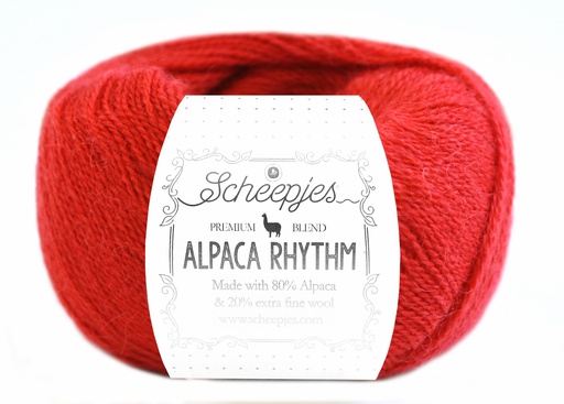 [ALP250#664] Laine Scheepjes Alpaca Rhythm, 10x25gr, 80% Alpaca/20% Laine,  coloris "Flamenco"