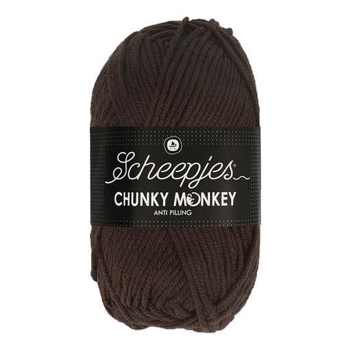 [CHU500#1004] Scheepjes Chunky Monkey 5x100g - 1004 Chocolate