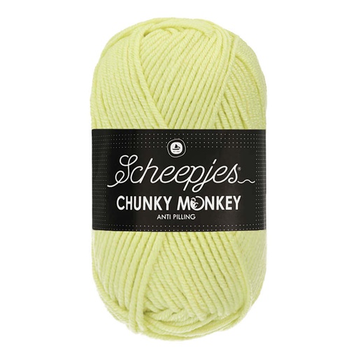 [CHU500#1020] Scheepjeswol "Chunky Monkey", 5x100g, 100% Acryl, naald 5.0, kleur 1020 Mint