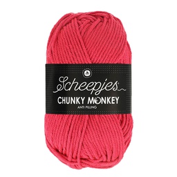 [CHU500#1083] Scheepjes Chunky Monkey 5x100g - 1083 Candy Apple (100% Acryl)