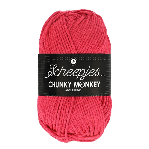 [CHU500#1083] Scheepjeswol "Chunky Monkey", 5x100g, 100% Acryl, naald 5.0, kleur 1083 Candy