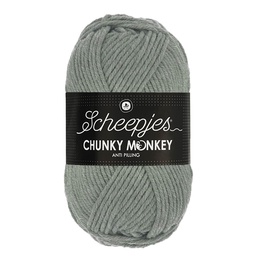 [CHU500#1099] Scheepjes Chunky Monkey 5x100g - 1099 Mid Grey (100% Acryl)